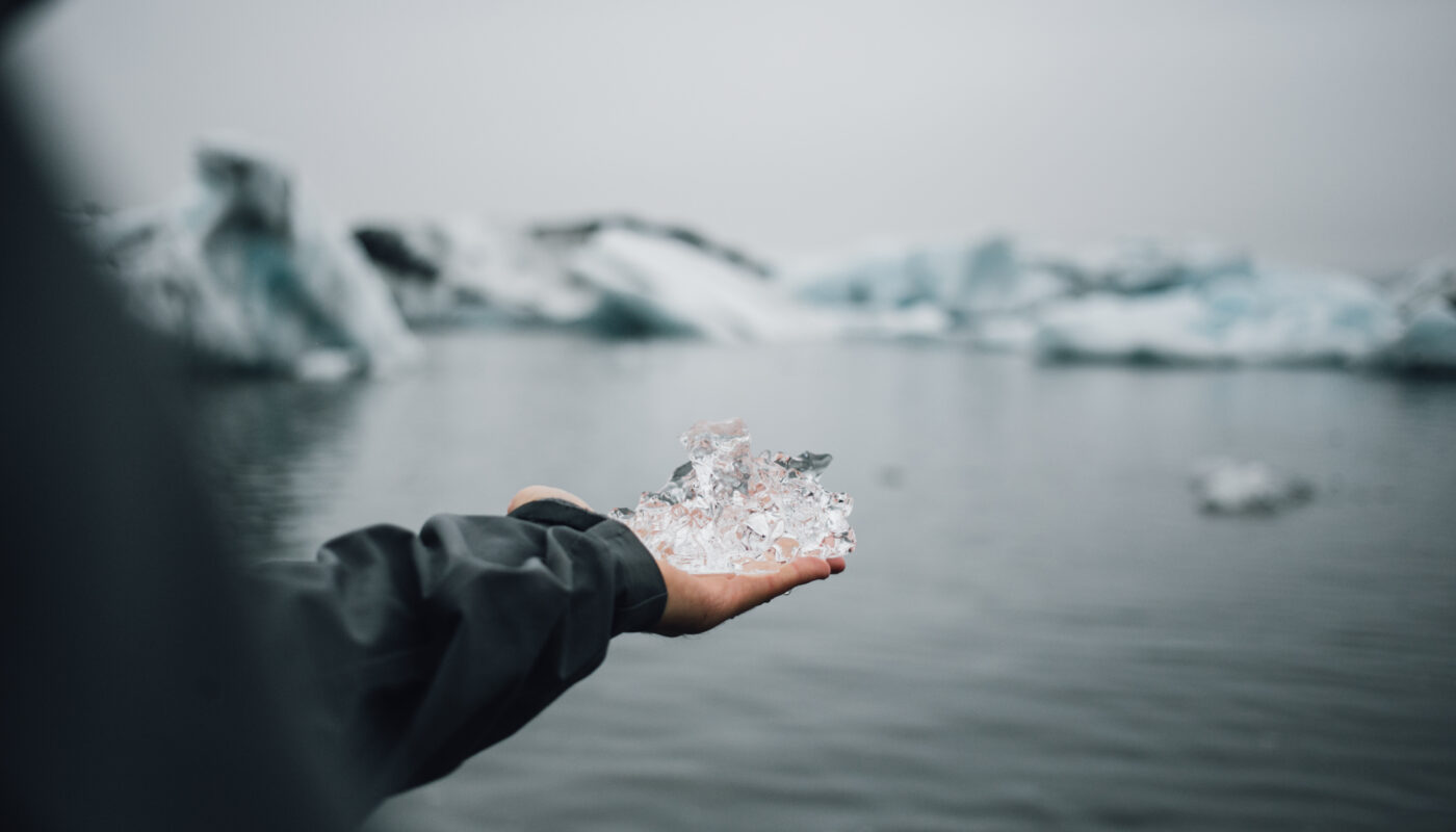 https://www.freepik.com/free-photo/person-holds-piece-glacier-ice-iceland_11253831.htm#fromView=search&page=1&position=27&uuid=2fdd002f-e981-479f-ba20-437c0739e613&query=How+Fast+Are+the+World%E2%80%99s+Glaciers+Melting+Right+Now%3F